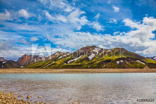 Picture of Cold streams among yellow tundra